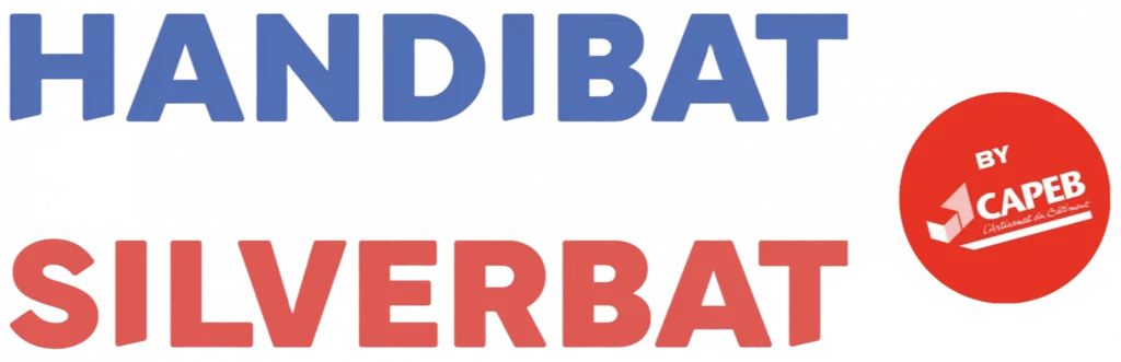 Logo Handibat Silverbat by CAPEB